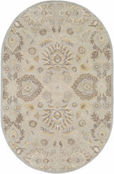 Conesus 1192 Hand Tufted Ivory&Taupe Wool Rug - Ornate Home