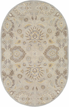 Conesus 1192 Hand Tufted Ivory&Taupe Wool Rug - Ornate Home