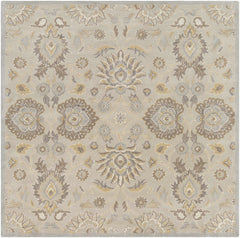 Conesus 1192 Hand Tufted Ivory&Taupe Wool Rug - Ornate Home