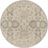 Conesus 1192 Hand Tufted Ivory&Taupe Wool Rug - Ornate Home