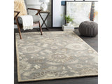 Conesus 1195 Hand Tufted Ivory & Taupe Wool Rug - Ornate Home