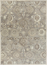 Conesus 1195 Hand Tufted Ivory & Taupe Wool Rug - Ornate Home