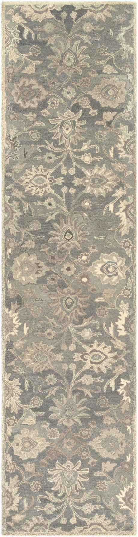 Conesus 1195 Hand Tufted Ivory & Taupe Wool Rug - Ornate Home