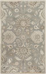 Conesus 1195 Hand Tufted Ivory & Taupe Wool Rug - Ornate Home