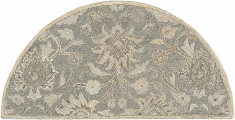 Conesus 1195 Hand Tufted Ivory & Taupe Wool Rug - Ornate Home