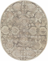 Conesus 1195 Hand Tufted Ivory & Taupe Wool Rug - Ornate Home