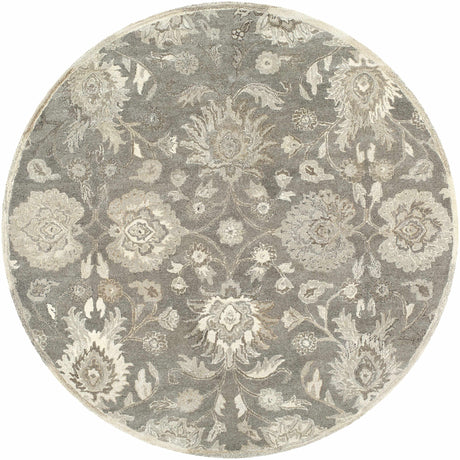 Conesus 1195 Hand Tufted Ivory & Taupe Wool Rug - Ornate Home