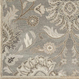Conesus 1195 Hand Tufted Ivory & Taupe Wool Rug - Ornate Home