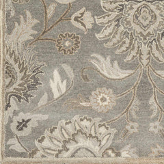 Conesus 1195 Hand Tufted Ivory & Taupe Wool Rug - Ornate Home