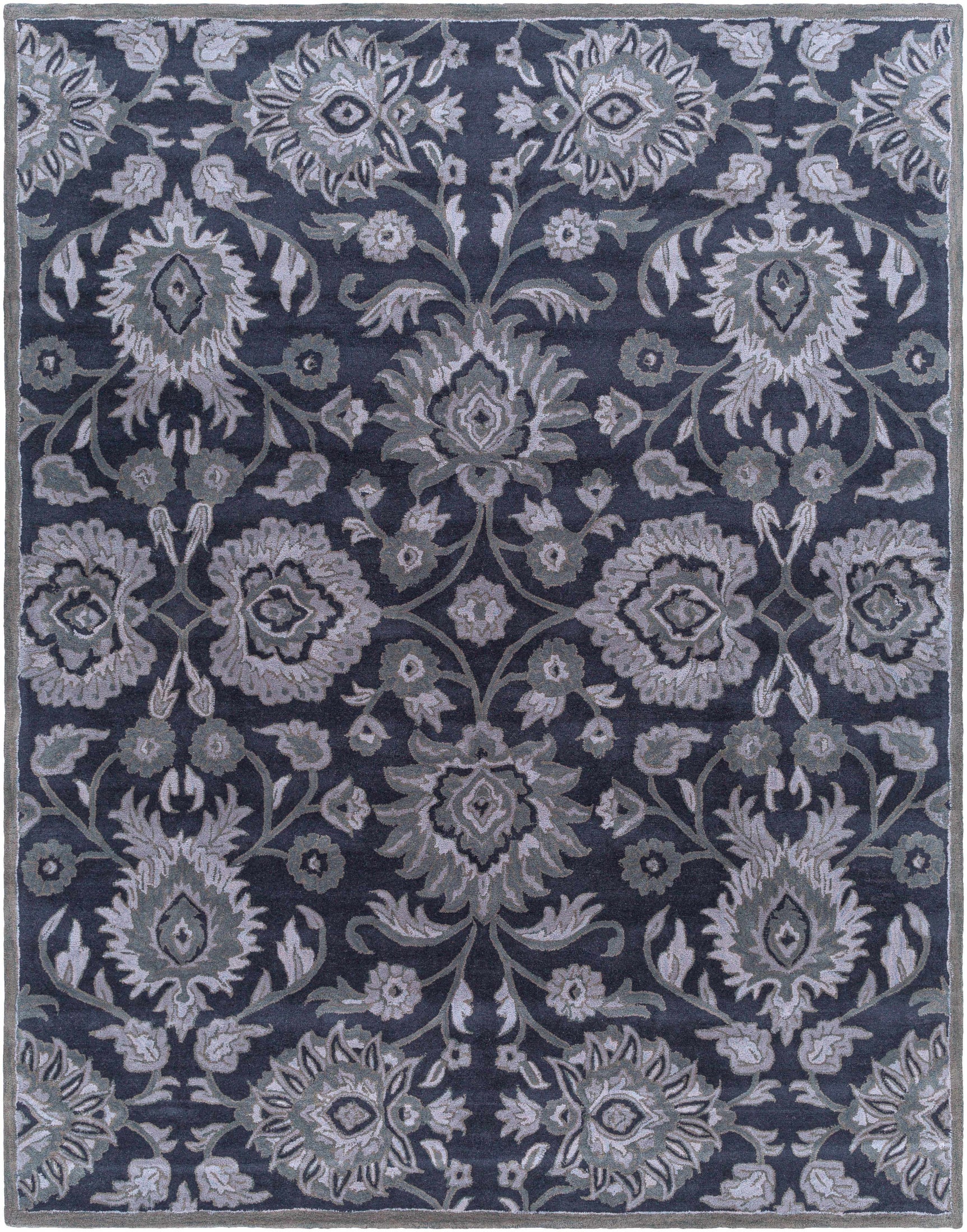 Conesus Hand Tufted Blue 1191 Area Rug - Clearance - Ornate Home