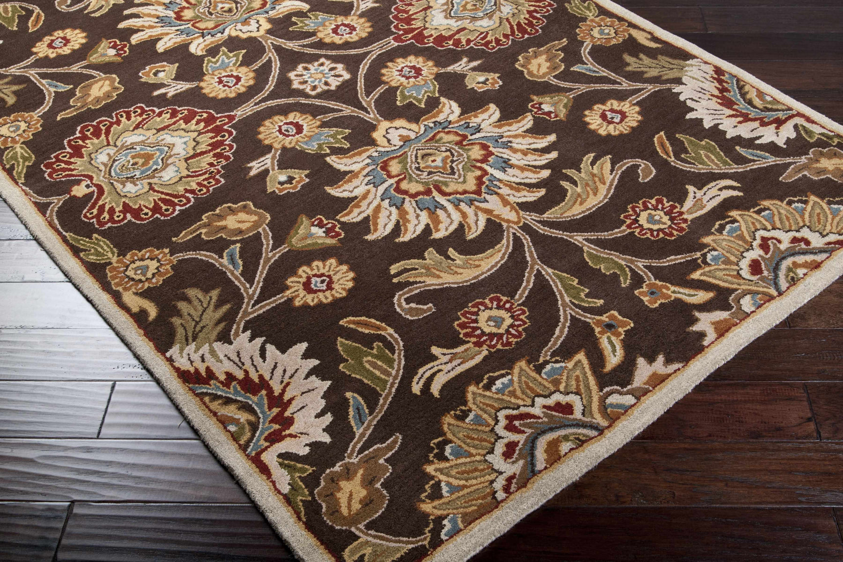 Conesus Hand Tufted Brown 1051 Area Rug - Ornate Home