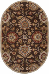 Conesus Hand Tufted Brown 1051 Area Rug - Ornate Home