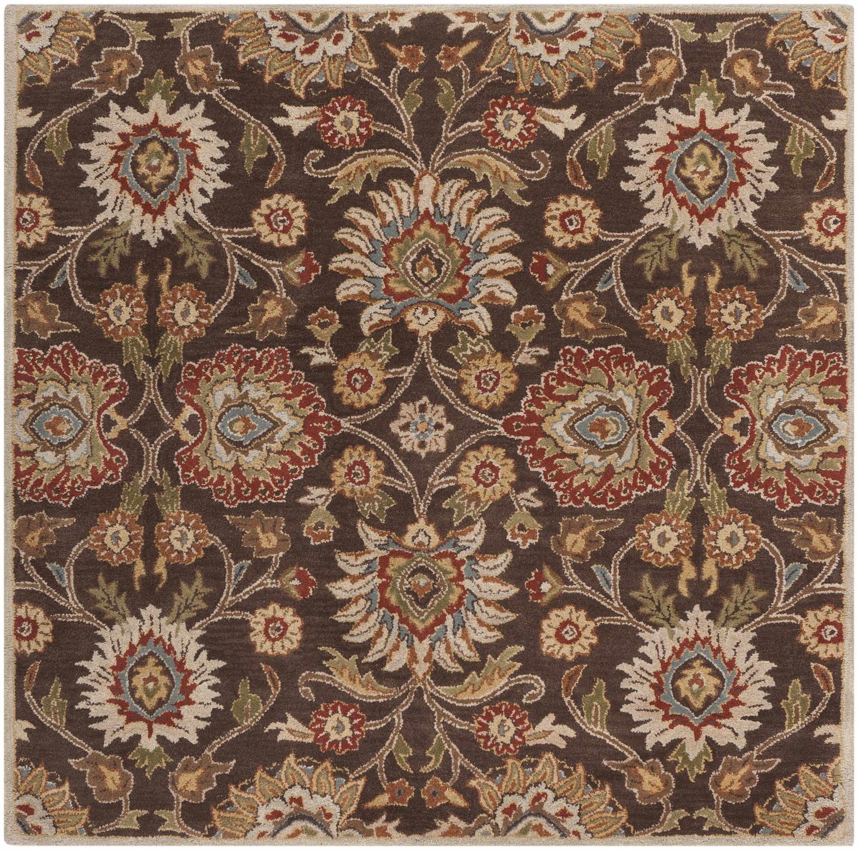 Conesus Hand Tufted Brown 1051 Area Rug - Ornate Home
