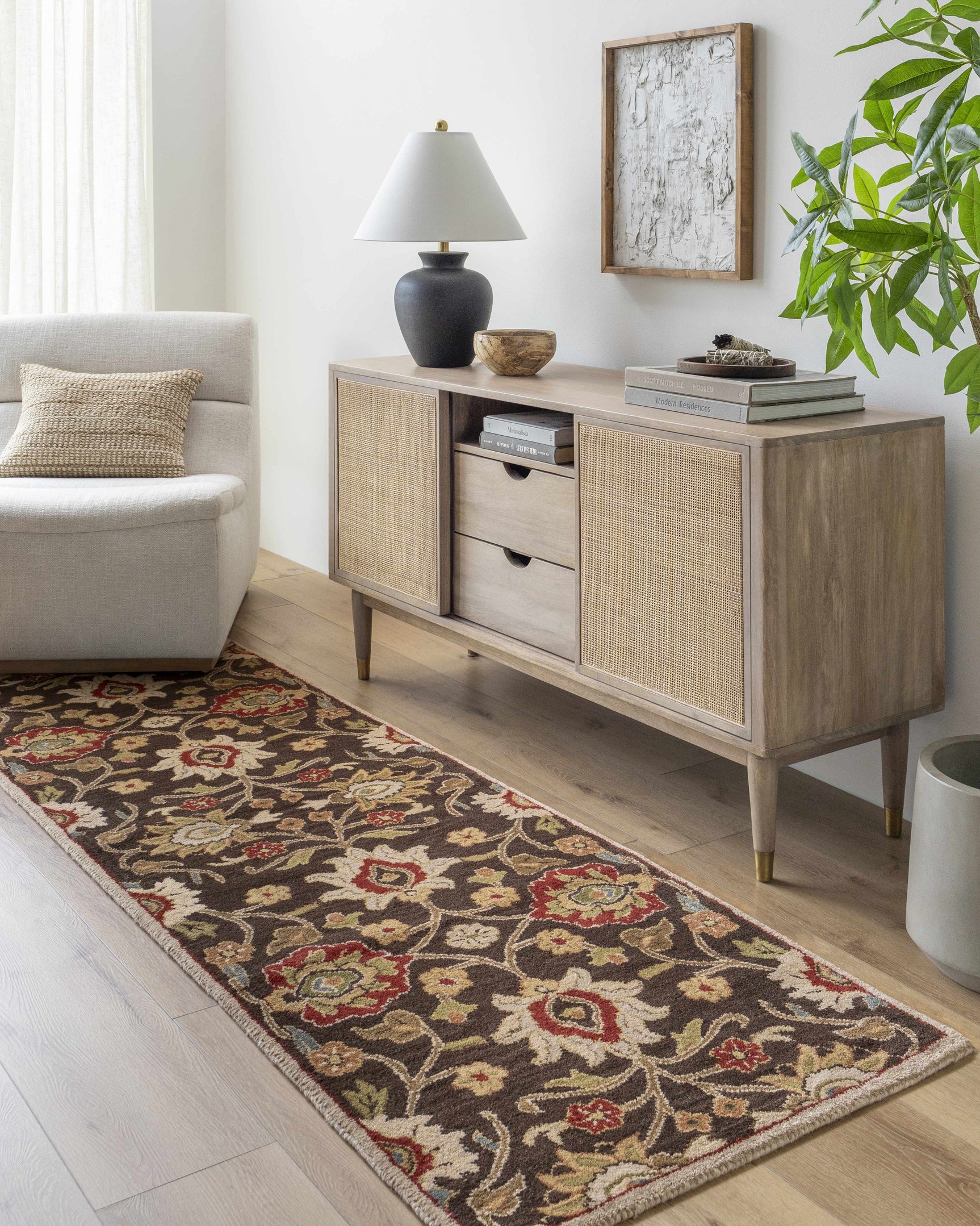 Conesus Hand Tufted Brown 1051 Area Rug - Ornate Home
