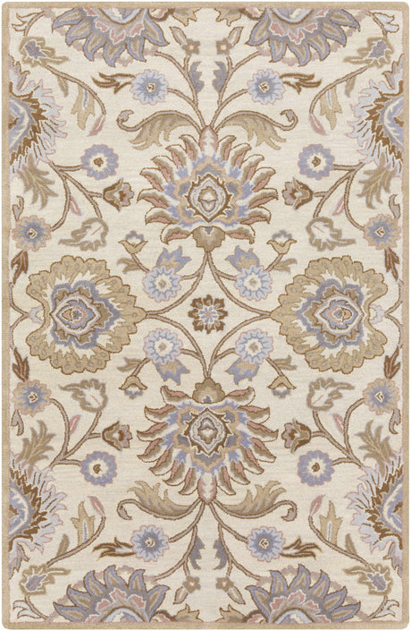 Conesus Hand Tufted Ivory 1109 Wool Rug - Ornate Home