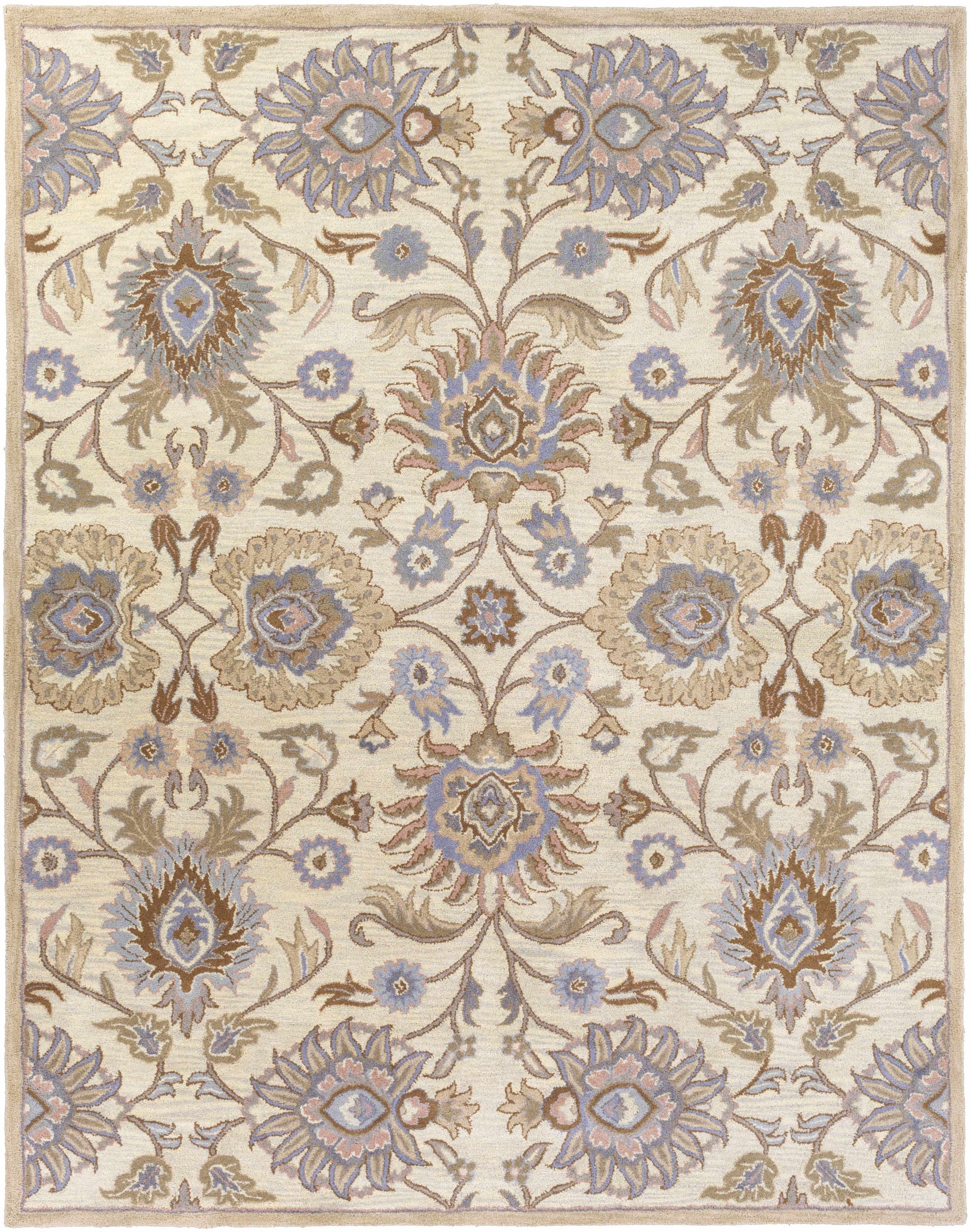 Conesus Hand Tufted Ivory 1109 Wool Rug - Ornate Home