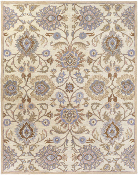 Conesus Hand Tufted Ivory 1109 Wool Rug - Ornate Home