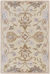 Conesus Hand Tufted Ivory 1109 Wool Rug - Ornate Home