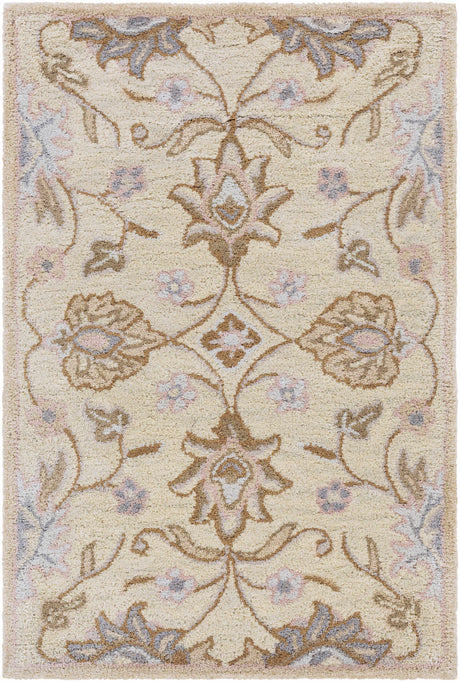 Conesus Hand Tufted Ivory 1109 Wool Rug - Ornate Home