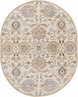Conesus Hand Tufted Ivory 1109 Wool Rug - Ornate Home