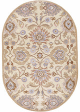 Conesus Hand Tufted Ivory 1109 Wool Rug - Ornate Home