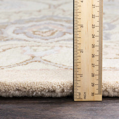 Conesus Hand Tufted Ivory 1109 Wool Rug - Ornate Home