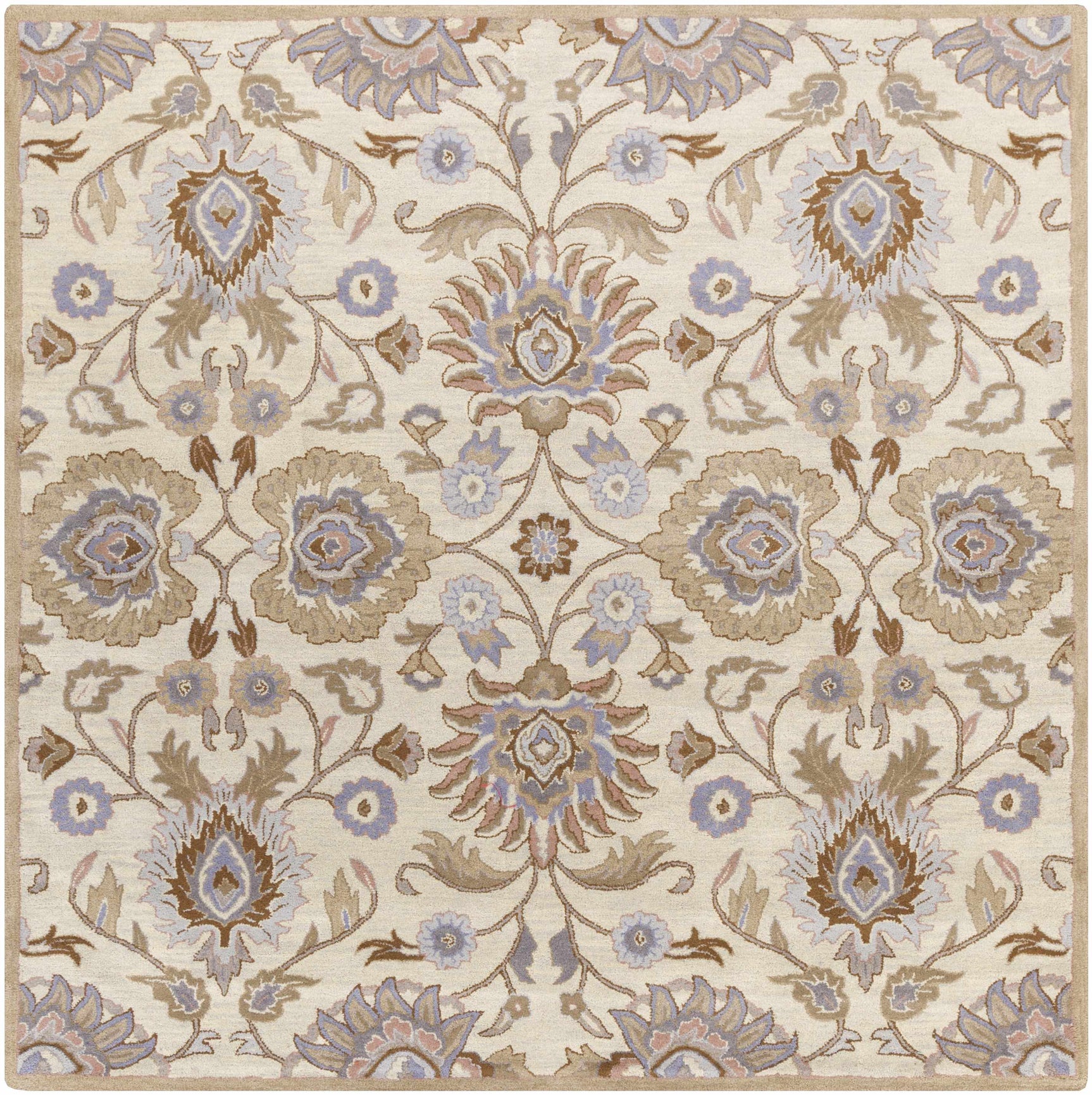Conesus Hand Tufted Ivory 1109 Wool Rug - Ornate Home