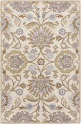Conesus Hand Tufted Ivory 1109 Wool Rug - Ornate Home
