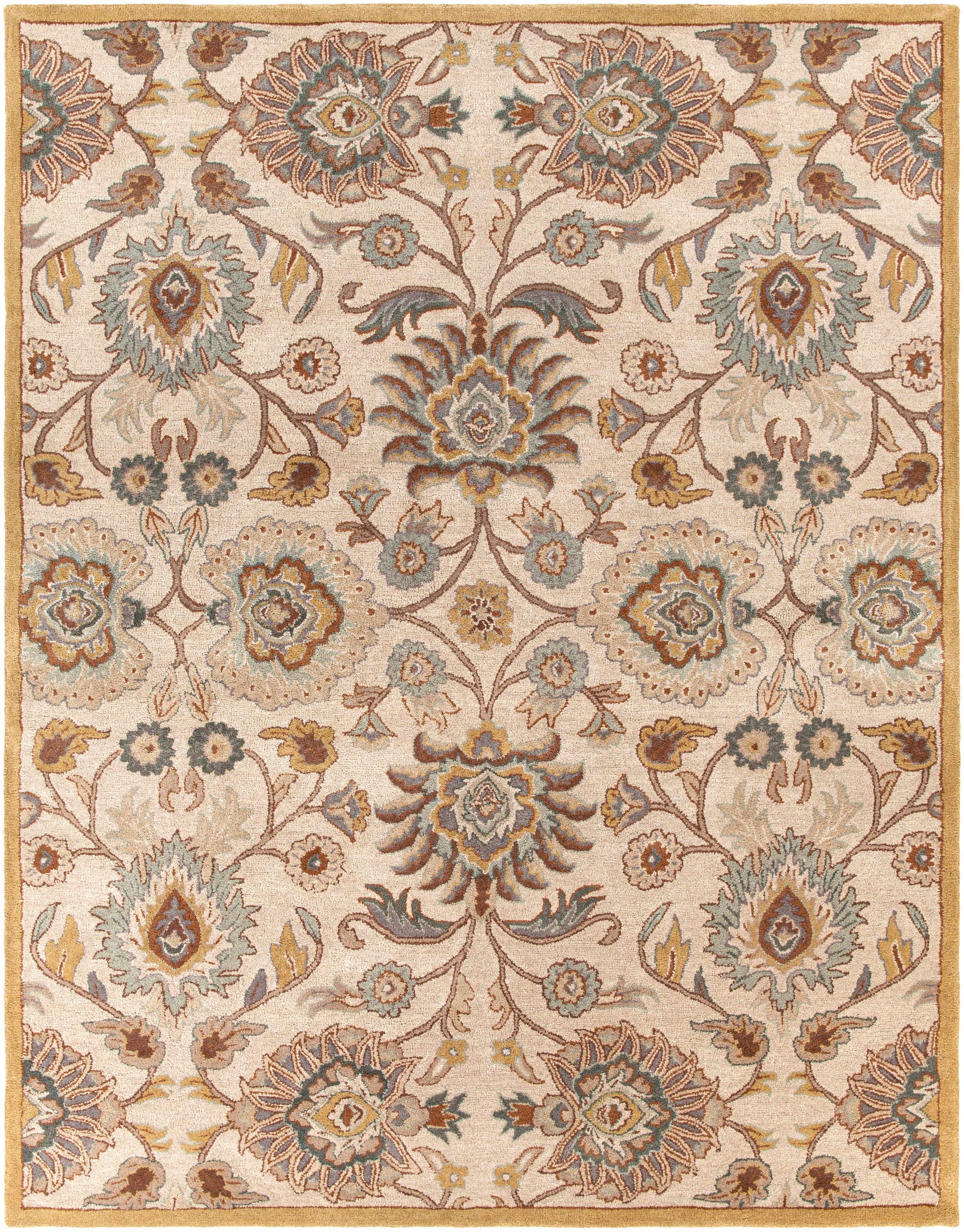 Conesus Hand Tufted Tan 1012 Area Rug - Ornate Home