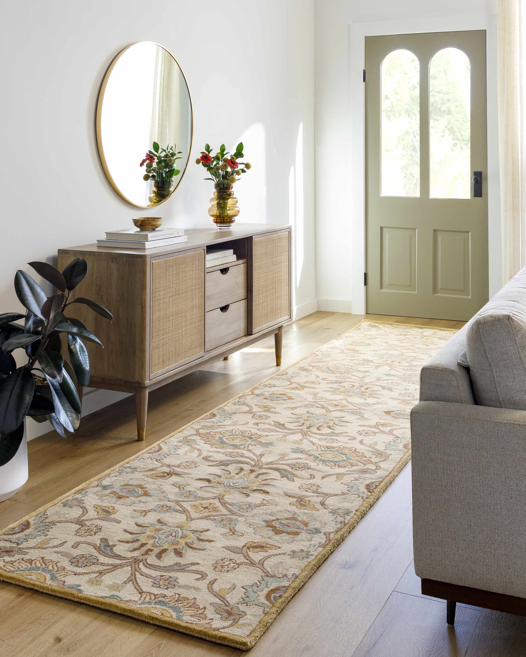 Conesus Hand Tufted Tan 1012 Area Rug - Ornate Home