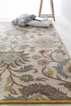 Conesus Hand Tufted Tan 1012 Area Rug - Ornate Home