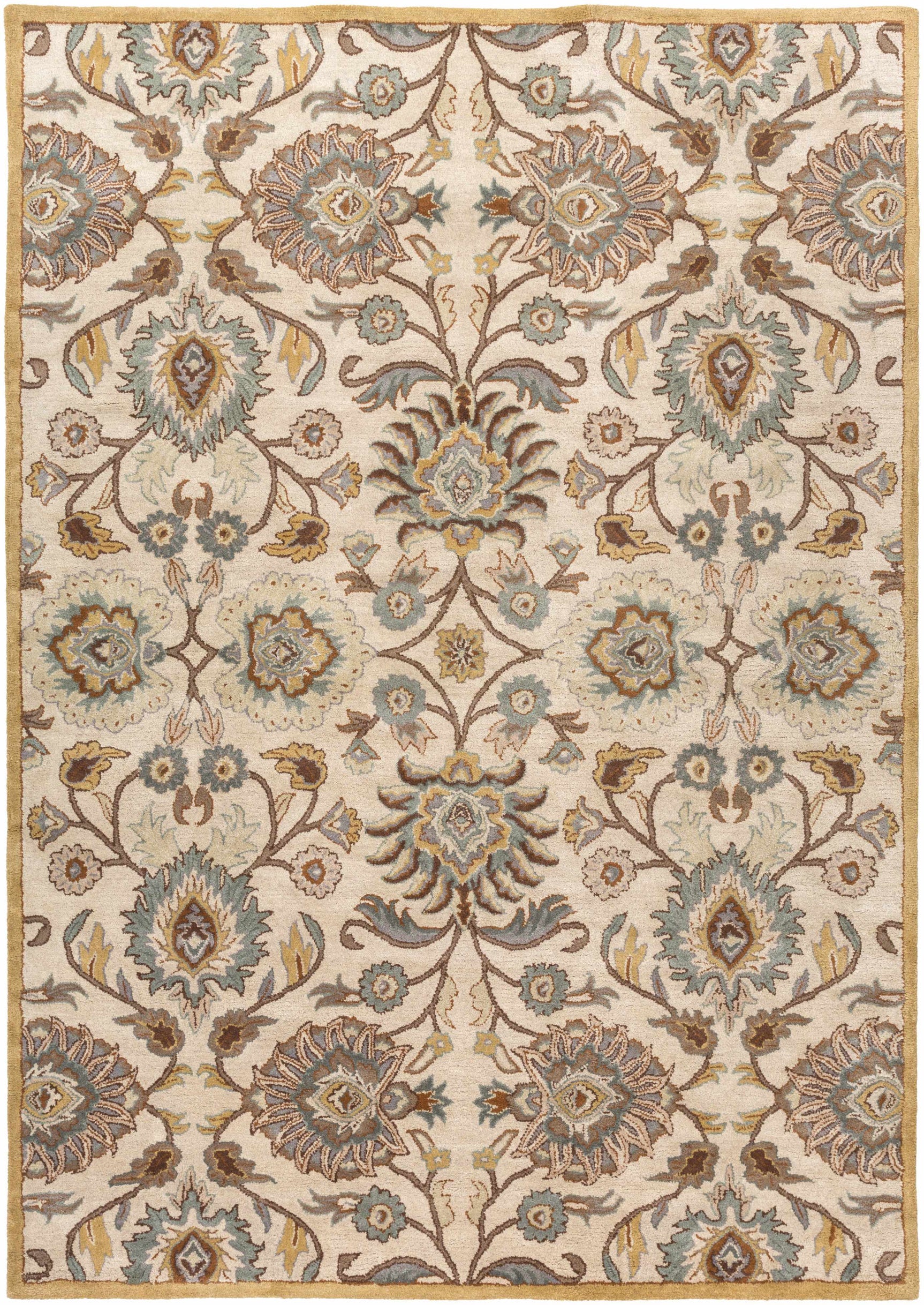 Conesus Hand Tufted Tan 1012 Area Rug - Ornate Home