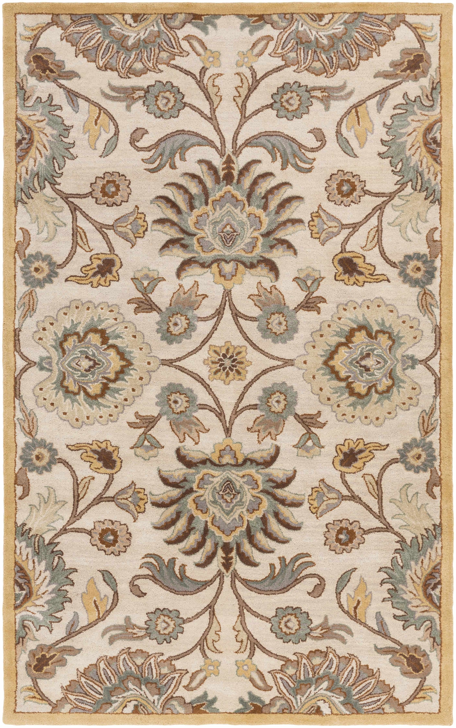 Conesus Hand Tufted Tan 1012 Area Rug - Ornate Home
