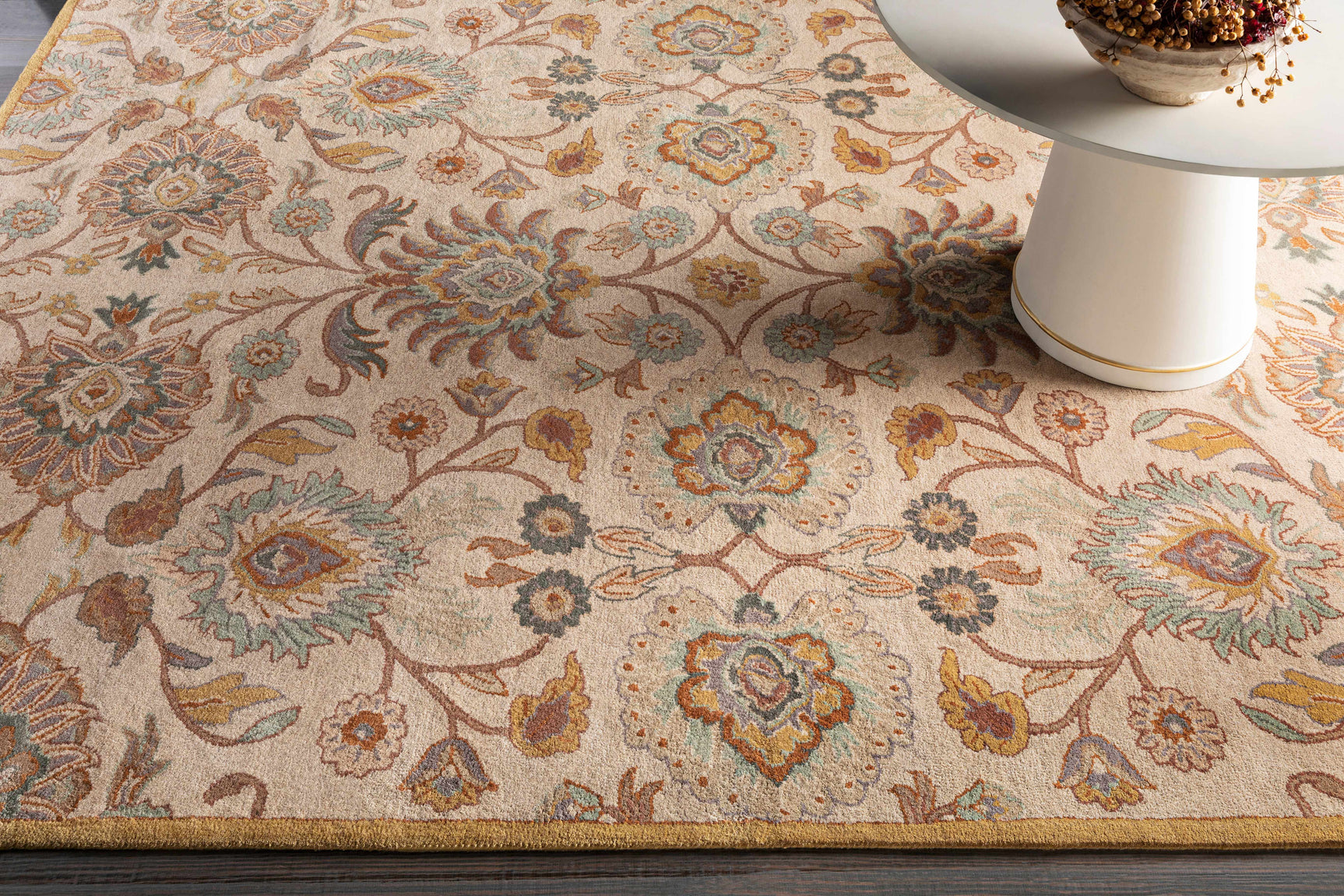 Conesus Hand Tufted Tan 1012 Area Rug - Ornate Home