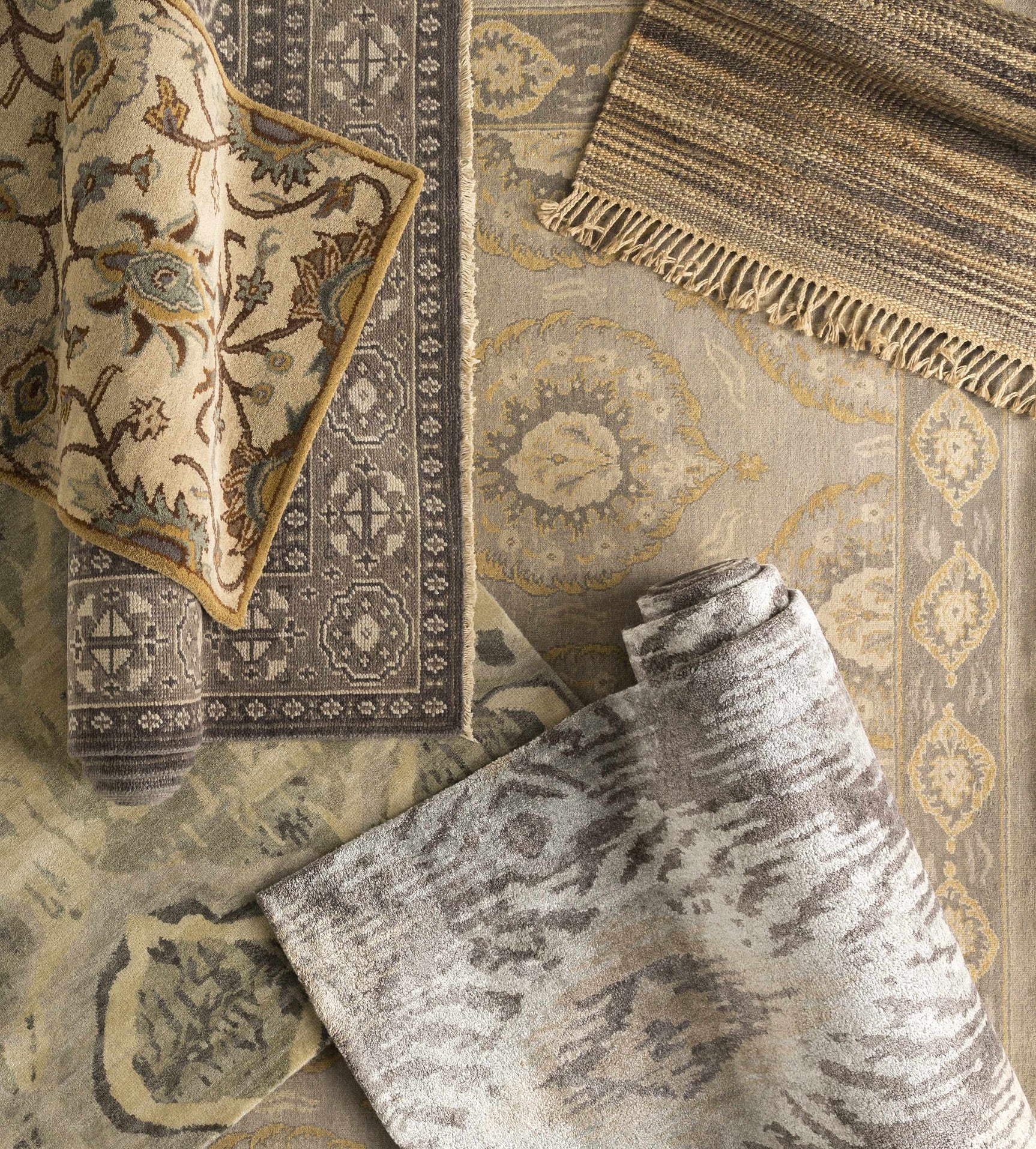 Conesus Hand Tufted Tan 1012 Area Rug - Ornate Home