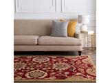 Conesus Red 1061 Hand Tufted Wool Rug - Ornate Home