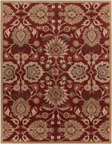 Conesus Red 1061 Hand Tufted Wool Rug - Ornate Home