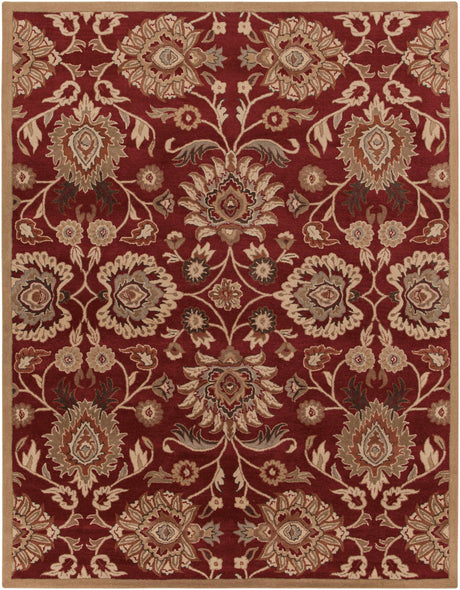 Conesus Red 1061 Hand Tufted Wool Rug - Ornate Home