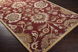 Conesus Red 1061 Hand Tufted Wool Rug - Ornate Home