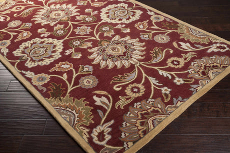 Conesus Red 1061 Hand Tufted Wool Rug - Ornate Home