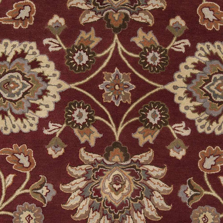 Conesus Red 1061 Hand Tufted Wool Rug - Ornate Home