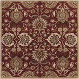 Conesus Red 1061 Hand Tufted Wool Rug - Ornate Home