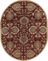 Conesus Red 1061 Hand Tufted Wool Rug - Ornate Home