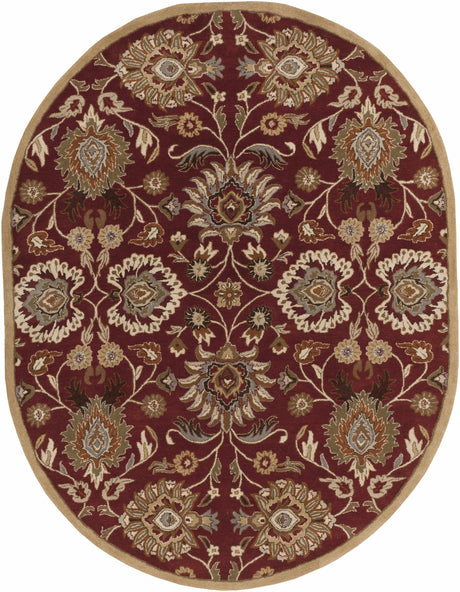 Conesus Red 1061 Hand Tufted Wool Rug - Ornate Home