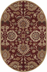 Conesus Red 1061 Hand Tufted Wool Rug - Ornate Home