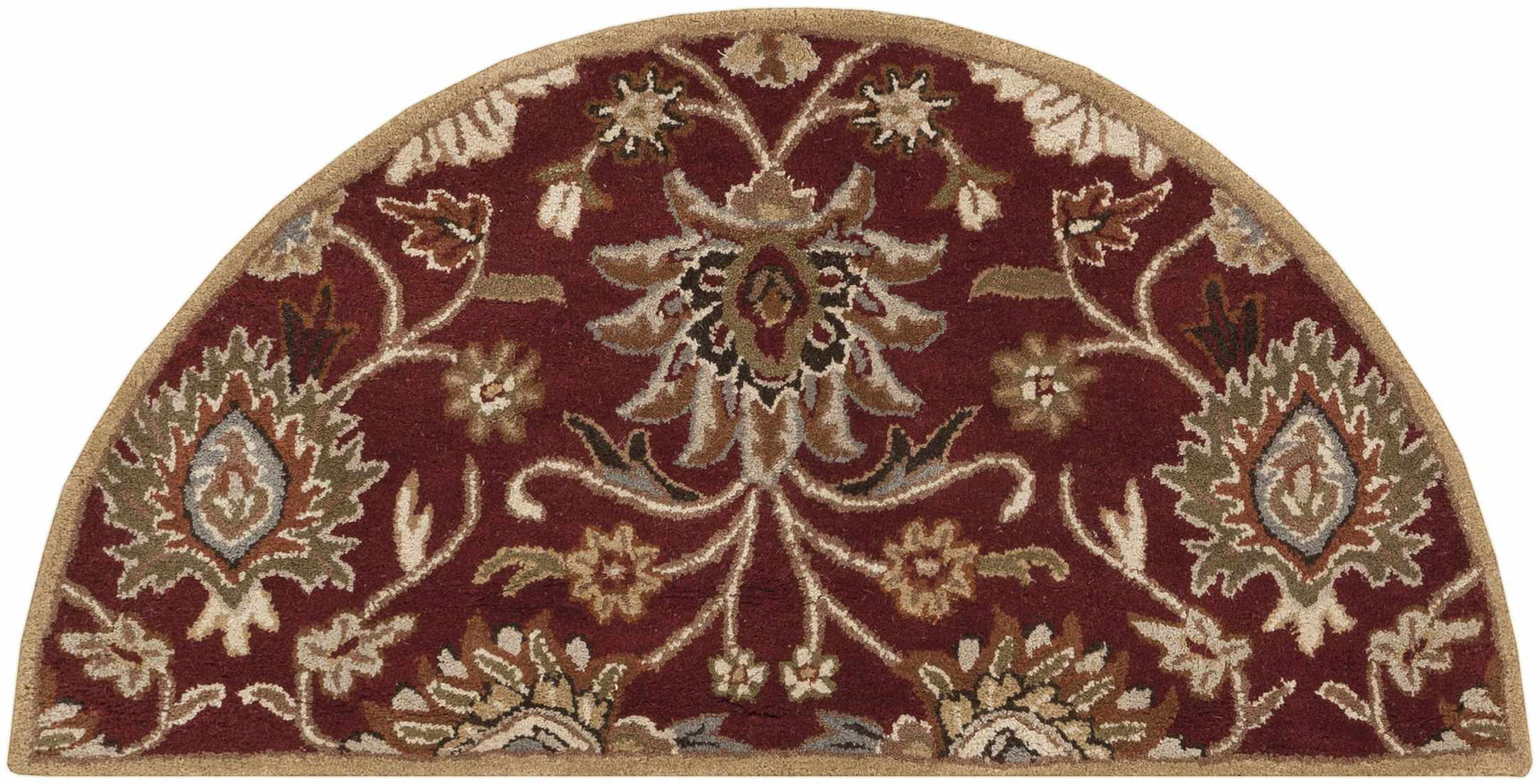Conesus Red 1061 Hand Tufted Wool Rug - Ornate Home