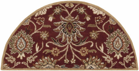 Conesus Red 1061 Hand Tufted Wool Rug - Ornate Home