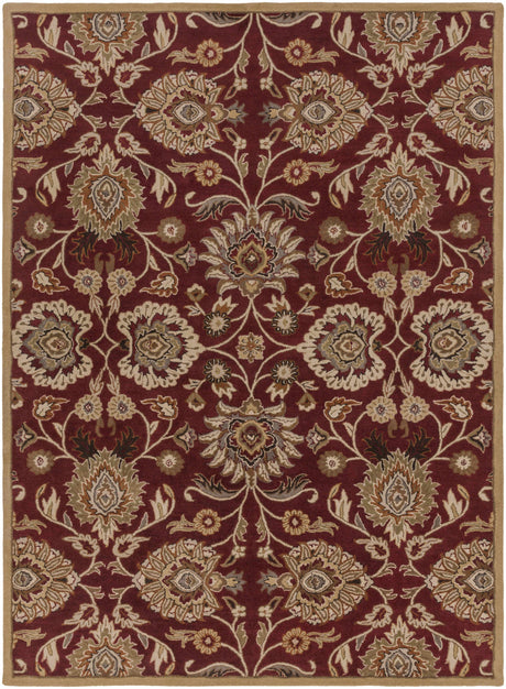 Conesus Red 1061 Hand Tufted Wool Rug - Ornate Home
