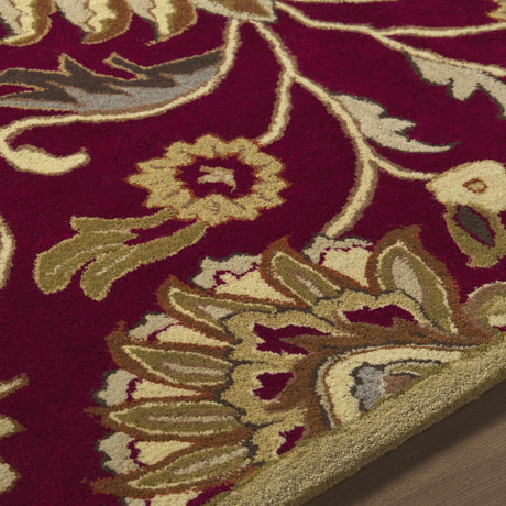 Conesus Red 1061 Hand Tufted Wool Rug - Ornate Home