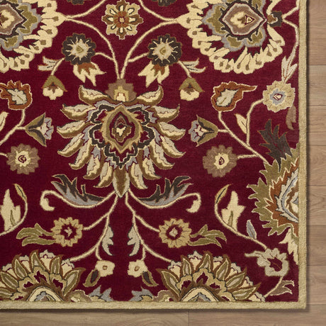 Conesus Red 1061 Hand Tufted Wool Rug - Ornate Home